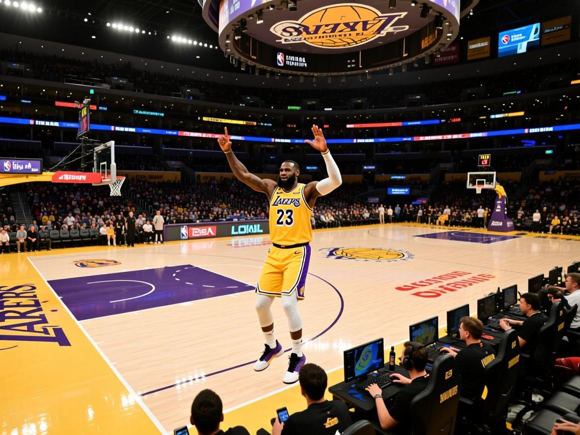 湖人主场大胜，詹姆斯全面发挥