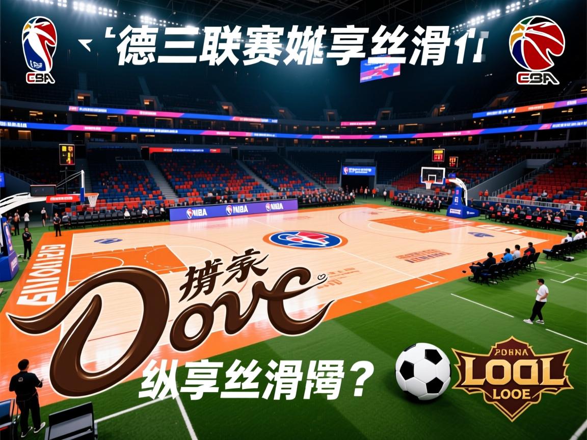 超三联赛社媒分享赛场片段并配文：德芙纵享丝滑吗